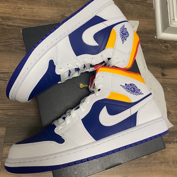 Nike Shoes Nike Air Jordan Mid Royal Blue Laser Orange Sz12 Poshmark Nike Shoes Nike Air Jordan Mid Royal Blue Laser Orange Sz12 Poshmark